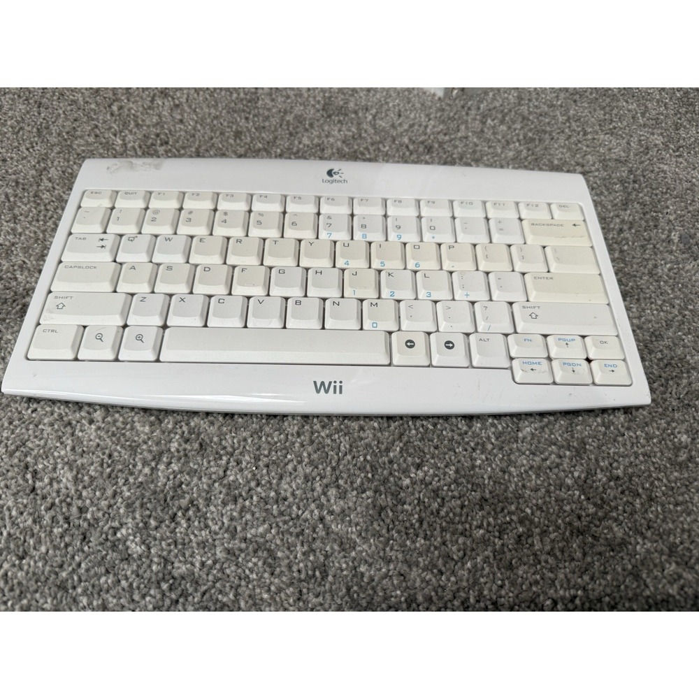 Logitech Wireless Keyboard Compatible with Nintendo Wii